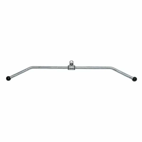 Wide cable bar attachment used for a seated cable row